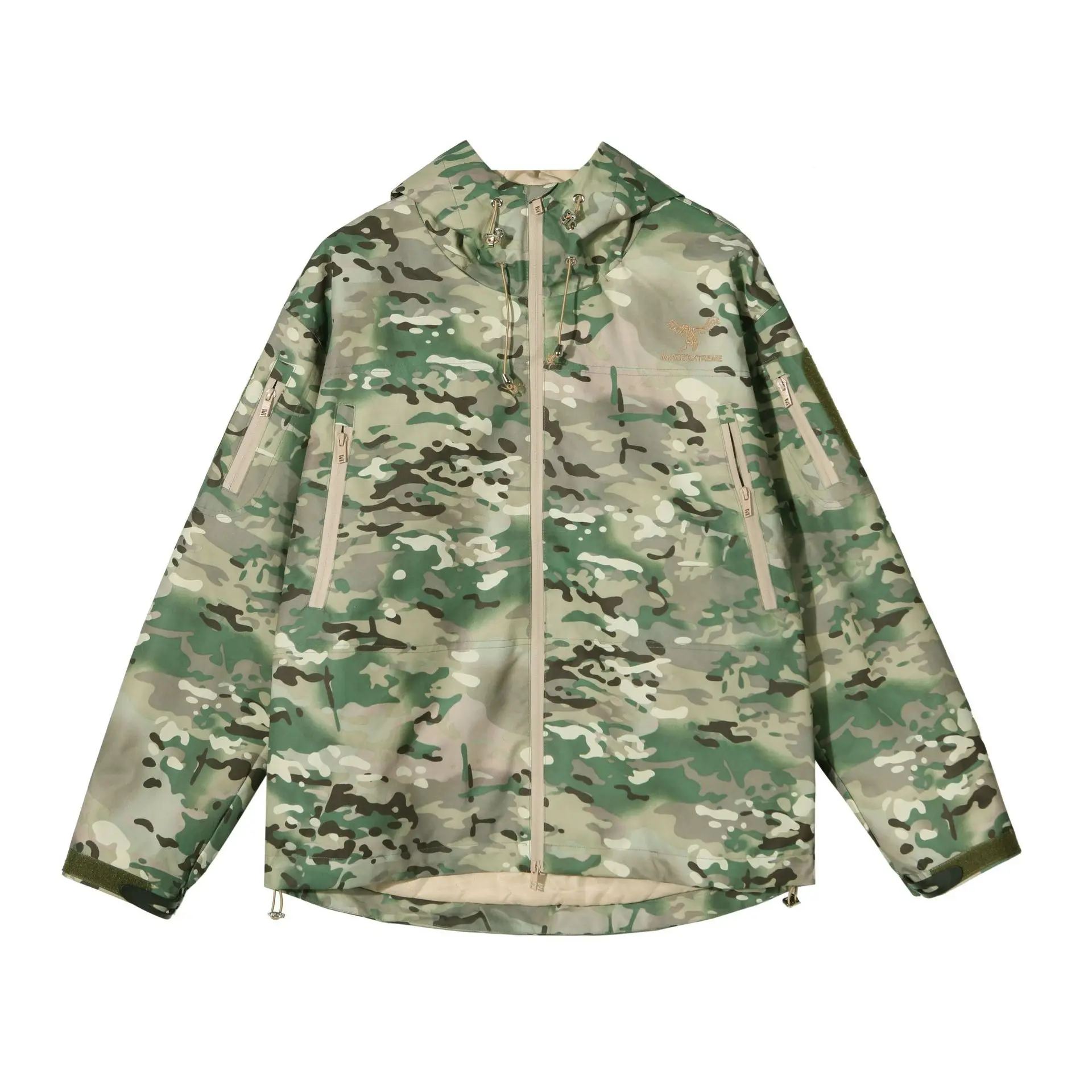MADE EXTREME Camouflage waterproof jacket  winter jacket men puffer jacket Military coat men winter unisex warm jacket Gorpcore