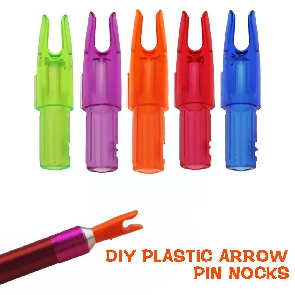 

60 шт., пластиковые держатели для стрел диаметром 6,2 мм