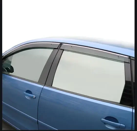 Высшее качество дождевое окошко фотоотделка внешние окна козырек 4 шт. для Volkswagen