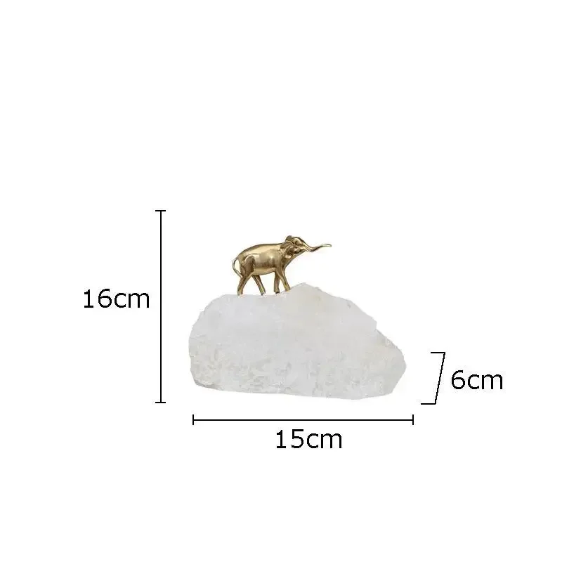 Статуя из латуни золотистого цвета ручная работа