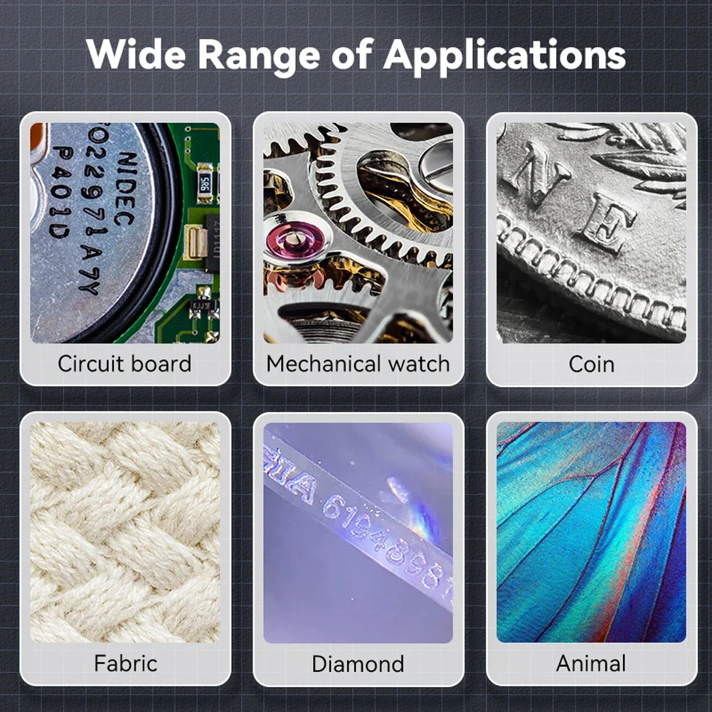 Портативный Цифровой Микроскоп 500X С 2-дюймовым IPS-экраном