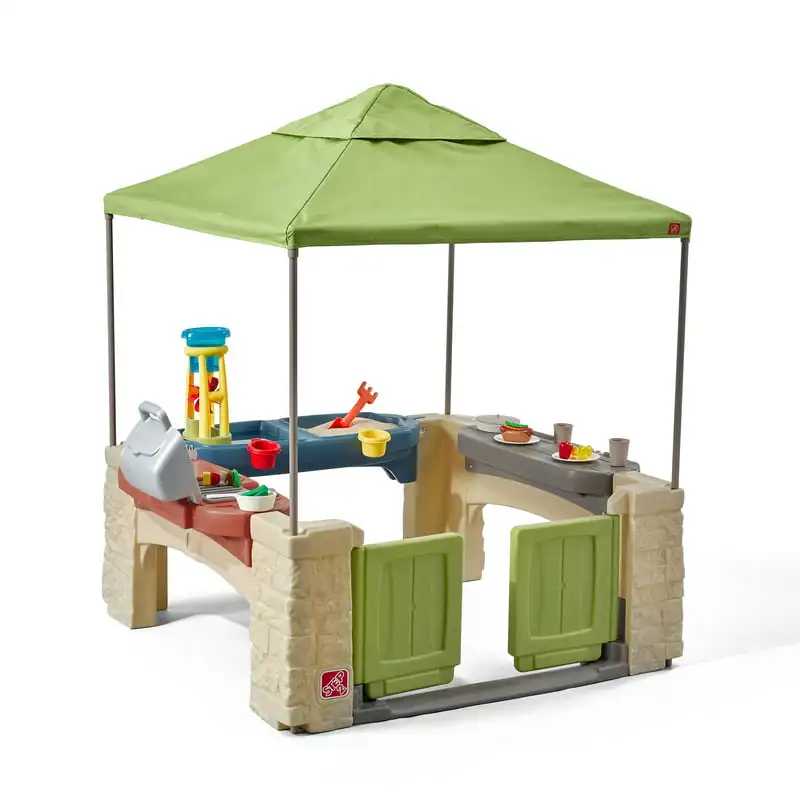 

Playtime Patio with Canopy with 16 Play Accessories