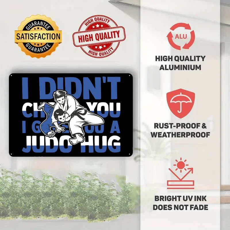 Judo Judoka Judoist знак Спорт Металлический постер украшение для игровой комнаты