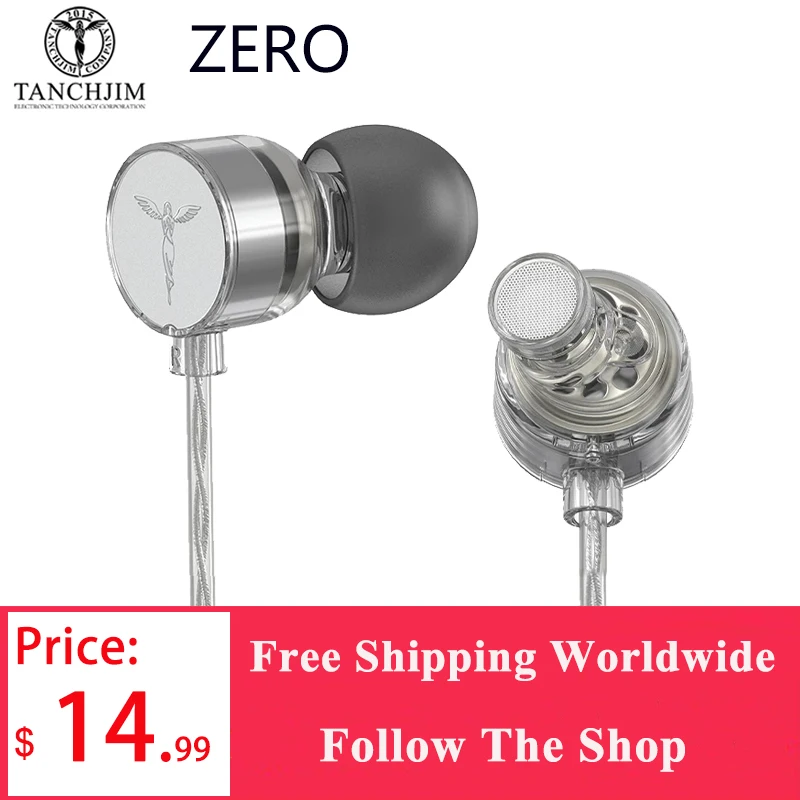 

TANCHJIM ZERO Earphone In-Ear HiFi Dynamic Driver Earphone