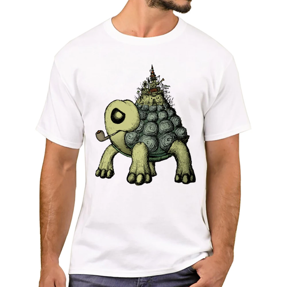 

Модная мужская футболка TEEHUB с принтом черепахи, футболки с коротким рукавом, футболки для мальчиков в стиле Харадзюку