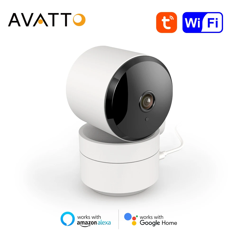 Умная IP-камера AVATTO Wi-Fi внутренняя детская камера Tuya 2MP двустороннее аудио