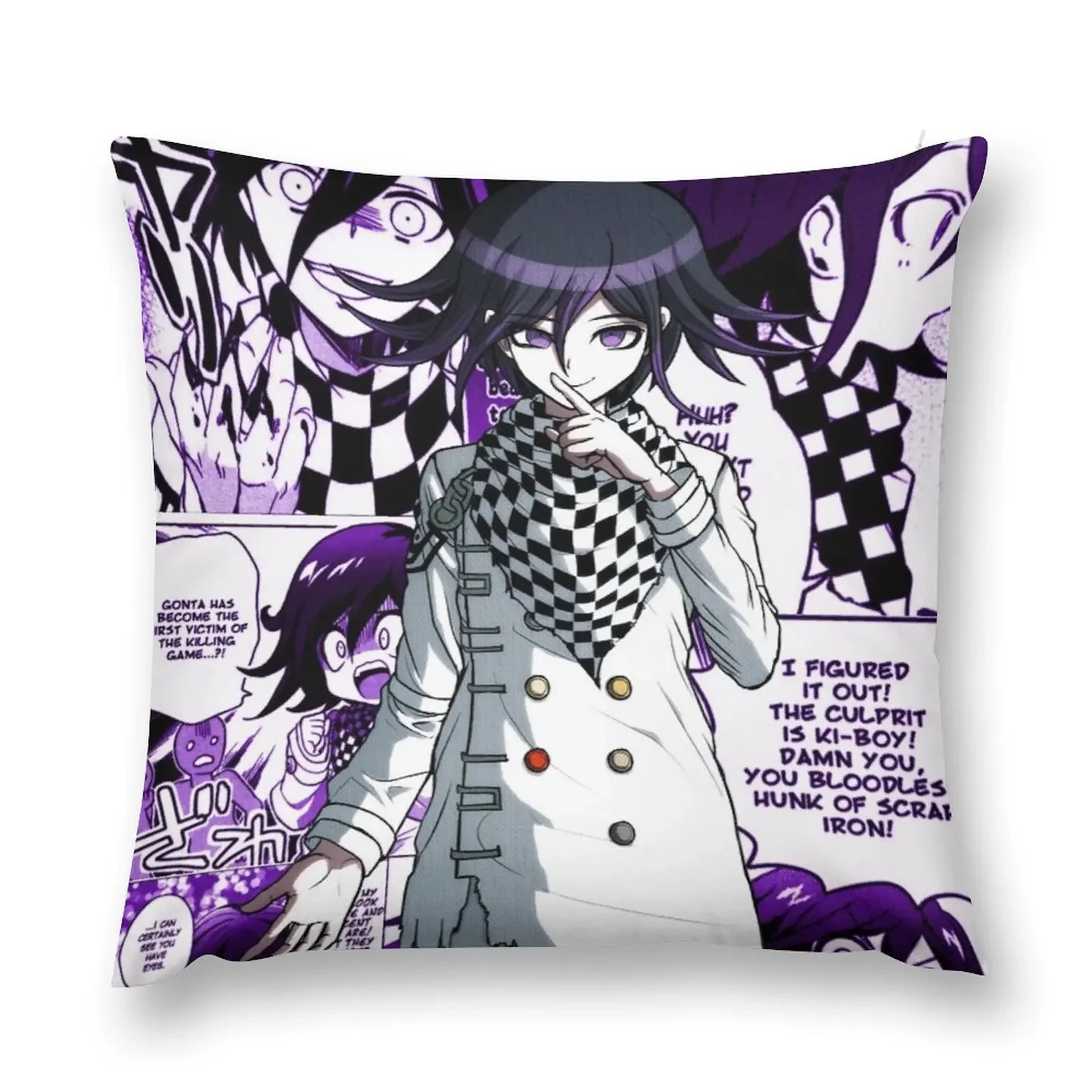 Кочичи Оума Манга Принт (ФИОЛЕТОВЫЙ!!!) Подушки Наволочки для кровати