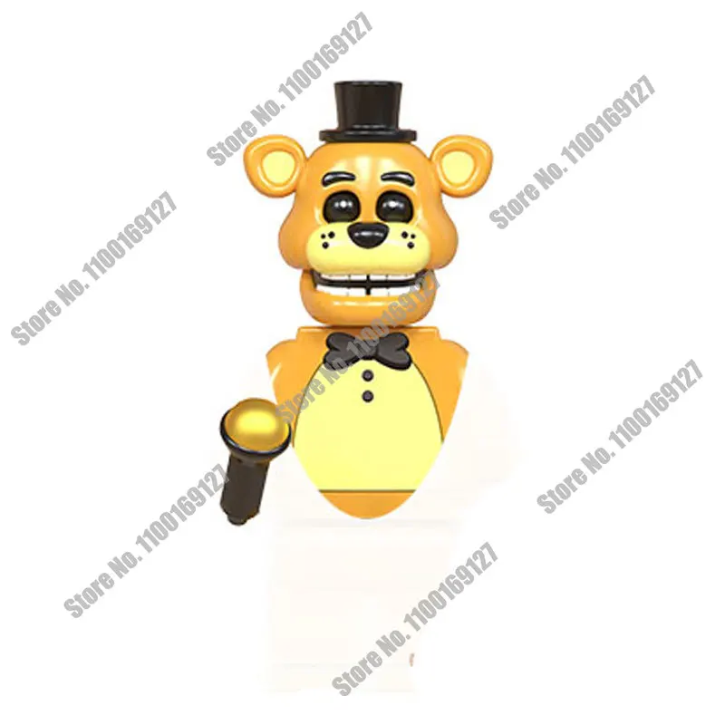 Мини-кирпичи WM6074 WM6097 фигурка игры FNAF искусственная кожа триллер кошмарный