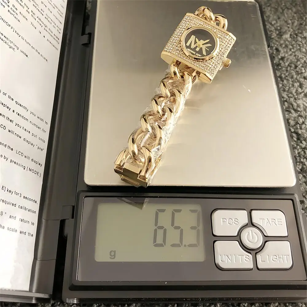 Женские квадратные кварцевые часы Michael Kors, повседневные деловые наручные часы, модные роскошные минималистичные часы с таймером, элегантный подарок для женщин (art.: 3920dbe39568d) - 3920dbe39568d