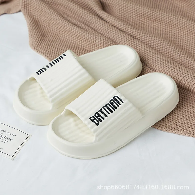 2023 Summer new soft-bottomed EVA slippers women's men's light household sandals solid color beach shoes non-slip bathroom slipp