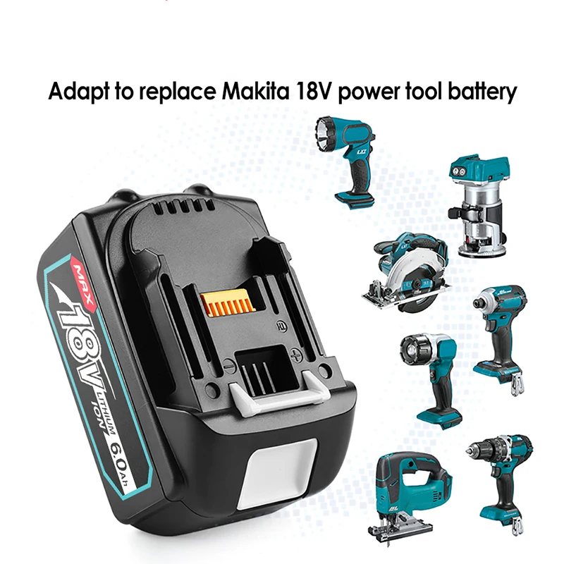 Аккумуляторная батарея для Makita 18 в 6000 мАч BL1830B BL1860B BL1840B BL1815 |
