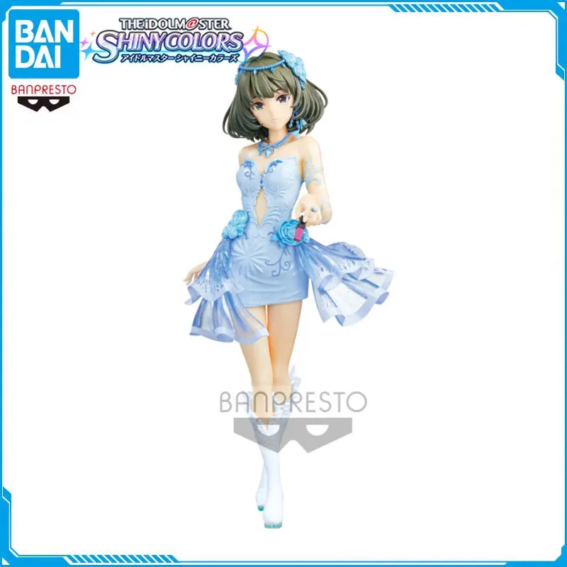 

Original Bandai Espresto THE IDOLM@STER Cinderella Girls Takagaki Kaede Dressy and Snow Makeup PVC Action Figure Model Doll
