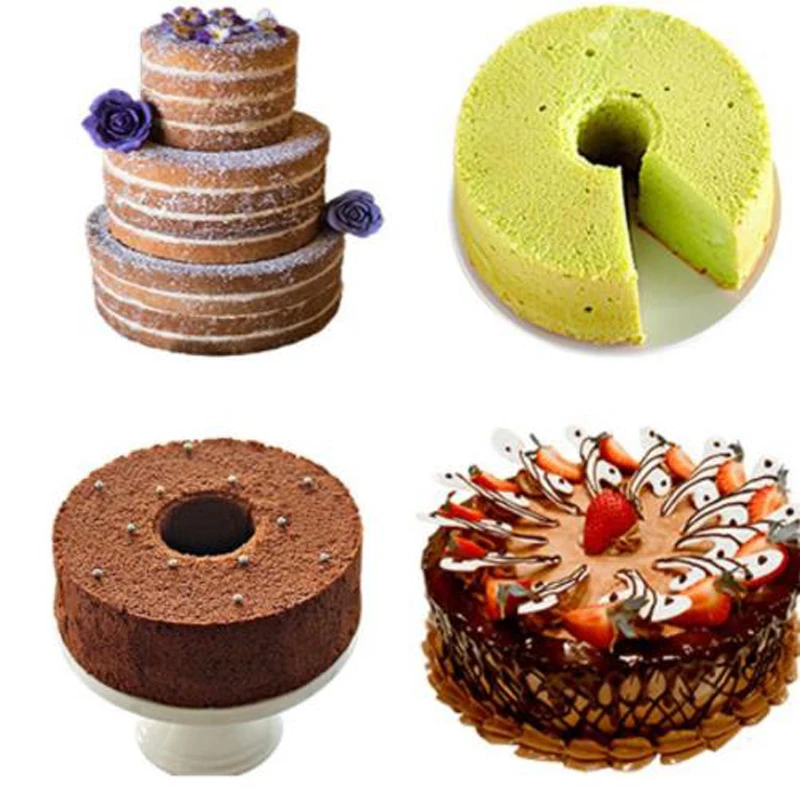 

JINGWAN 5pcs/lot Stainless Steel Round Cake Mold Cookie Cutter Cake Cutter Star Biscuit Mould Fondant Cutting Pastry Cutter