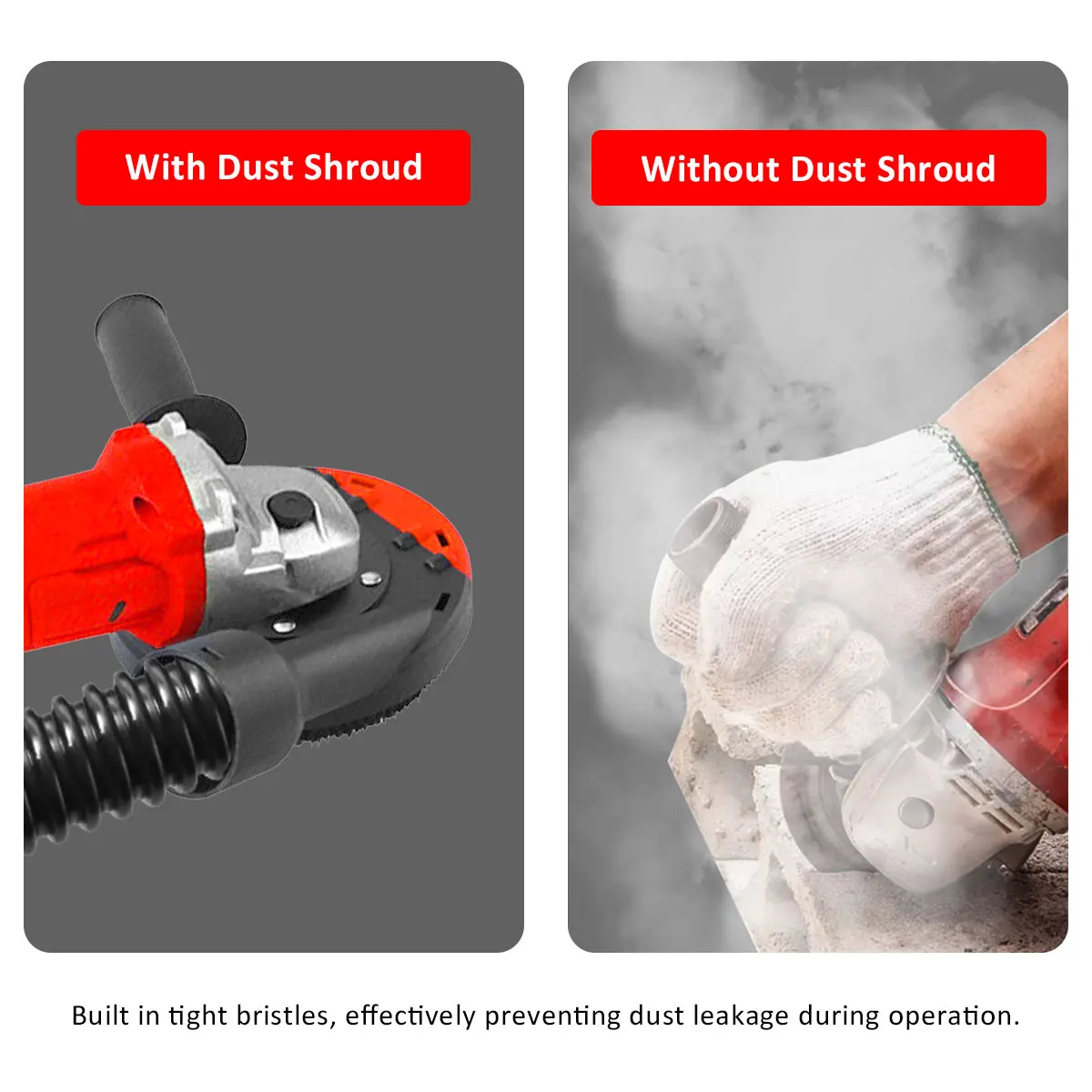 Угловая шлифовальная машина модель 100/125 пылезащитный кожух для бетона камня