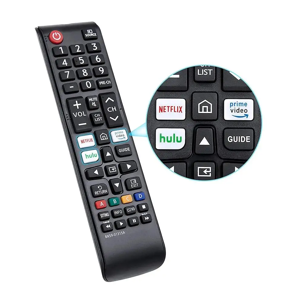 

Universal Remote For Samsung Smart TV BN59-01315A Remote Control With Hulu/Prime Video Buttons Samsung TV Controler Accessories