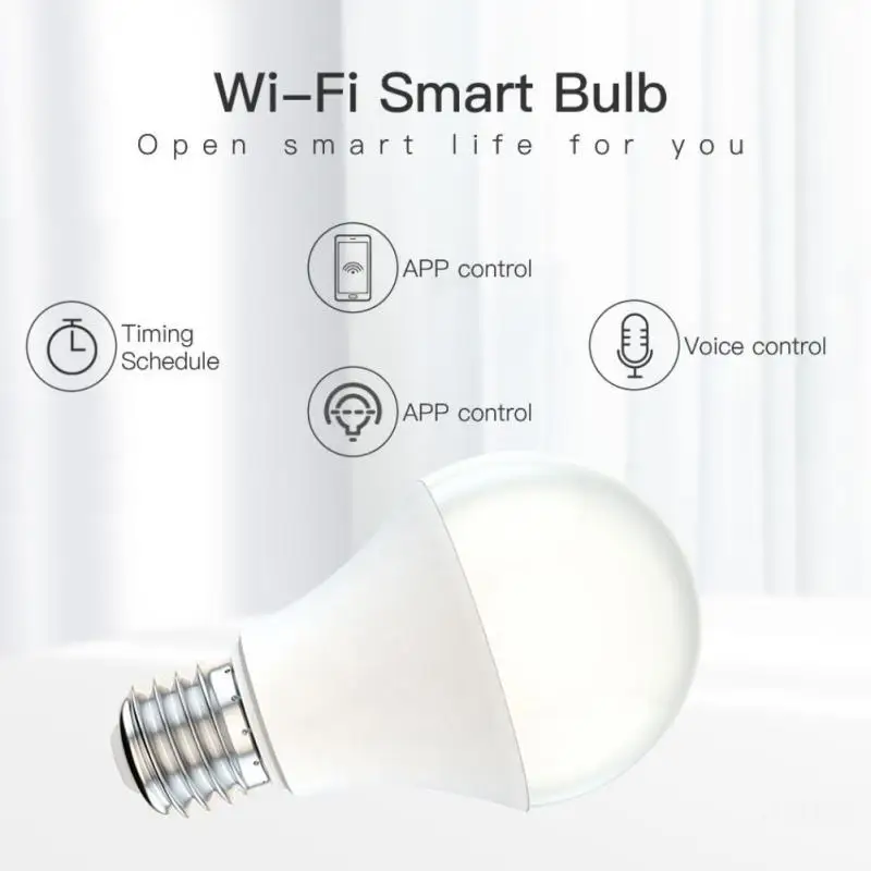 

WiFi Smart Light Bulb E27 E26 B22 12W Dimmable Cold&Warm Led Lamp Bulb Cozylife APP Smart Home Control With Alexa Google Home