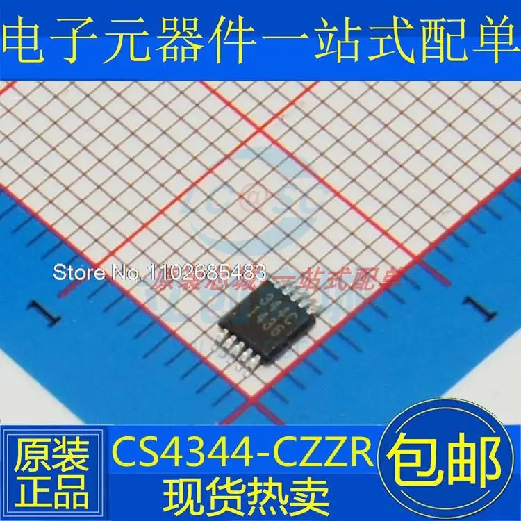 

10 шт./партия CS4344 CS4344-CZZR 344C MSOP10 IC