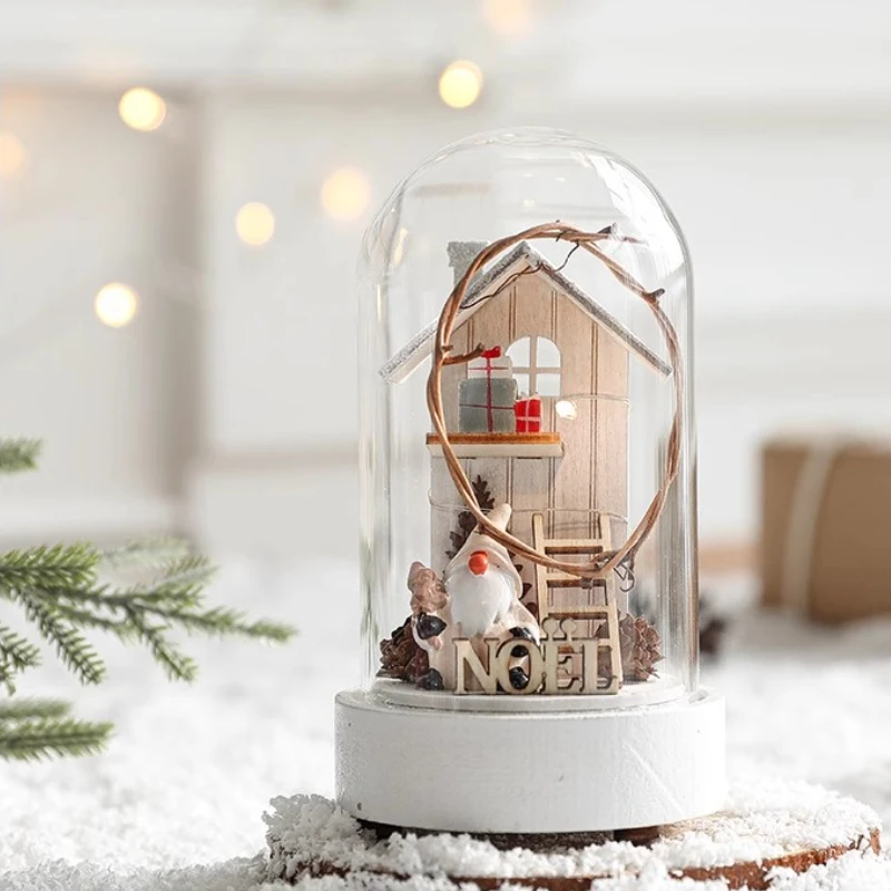 Новый светильник северного оленя в скандинавском стиле ночник украшение для