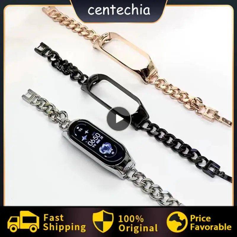 

Fashion Metal Strap Water Proof Perfect Fit Single Strap Easy To Install Durable Material Consumer Electronics Metal Watch Strap