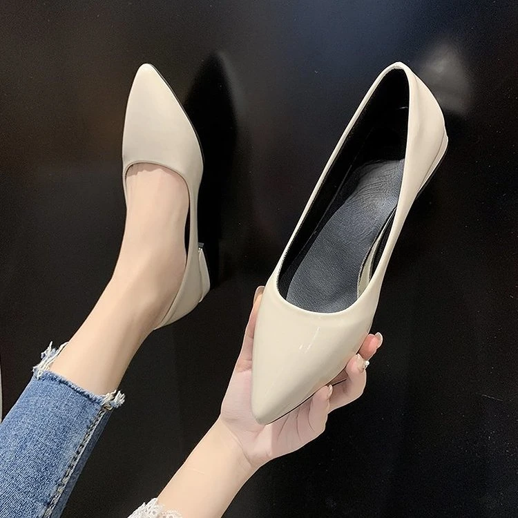 

2022 New Fashion Women's Shoes Women's High Heels Light Spring and Autumn Elegant Shallow Solid Color Casual Ladies High Heels