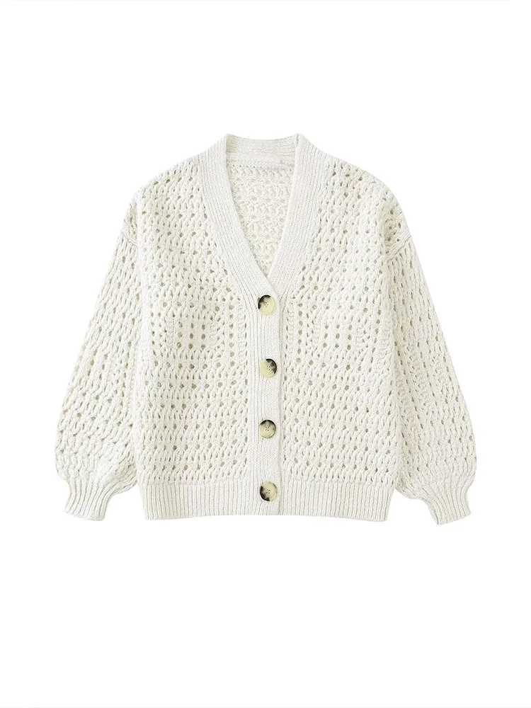 

Women 2022 Autumn New Fashion plus size knitted Cardigan Sweater Vintage Long Sleeve Female Outerwear Chic Tops