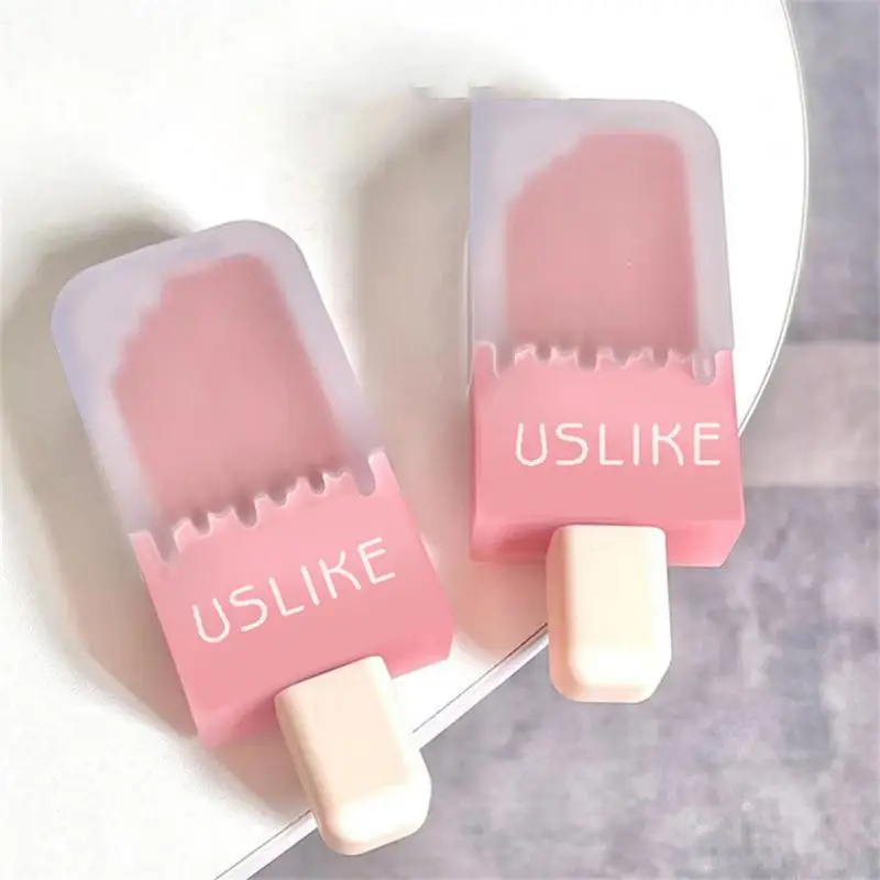 

USLIKE Ice Cream Lip Glaze Matte Fog Velvet Lasting High Color Lipstick Women's Lip Sticks Gloss Tint Makeup Korean Cosmetics