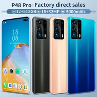 global version p48 pro 6 6 5g smartphone 12gb512gb 1632mp 10 core 5000mah cellphone unlock dual sim dual standby smart phone
