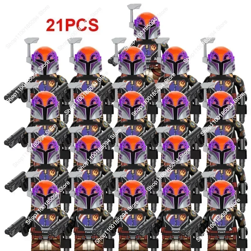 Горячие игрушки Звездные войны Блоки 21 шт. Скидка 501st Wars Клон Легион Командир Дарт