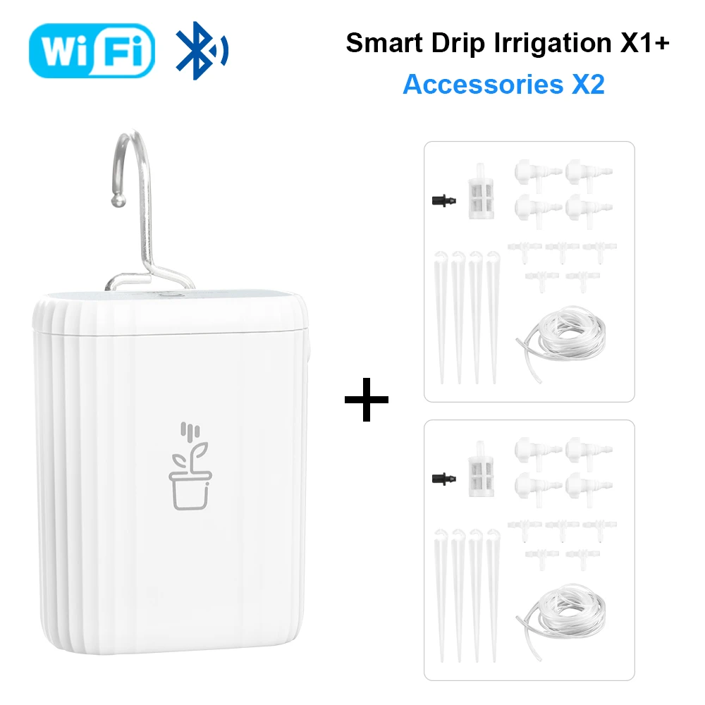 

Умная Система Капельного Орошения Tuya Wi-Fi — Устройство Для Полива Сада С Дистанционным Управлением Через Приложение И Тайм...