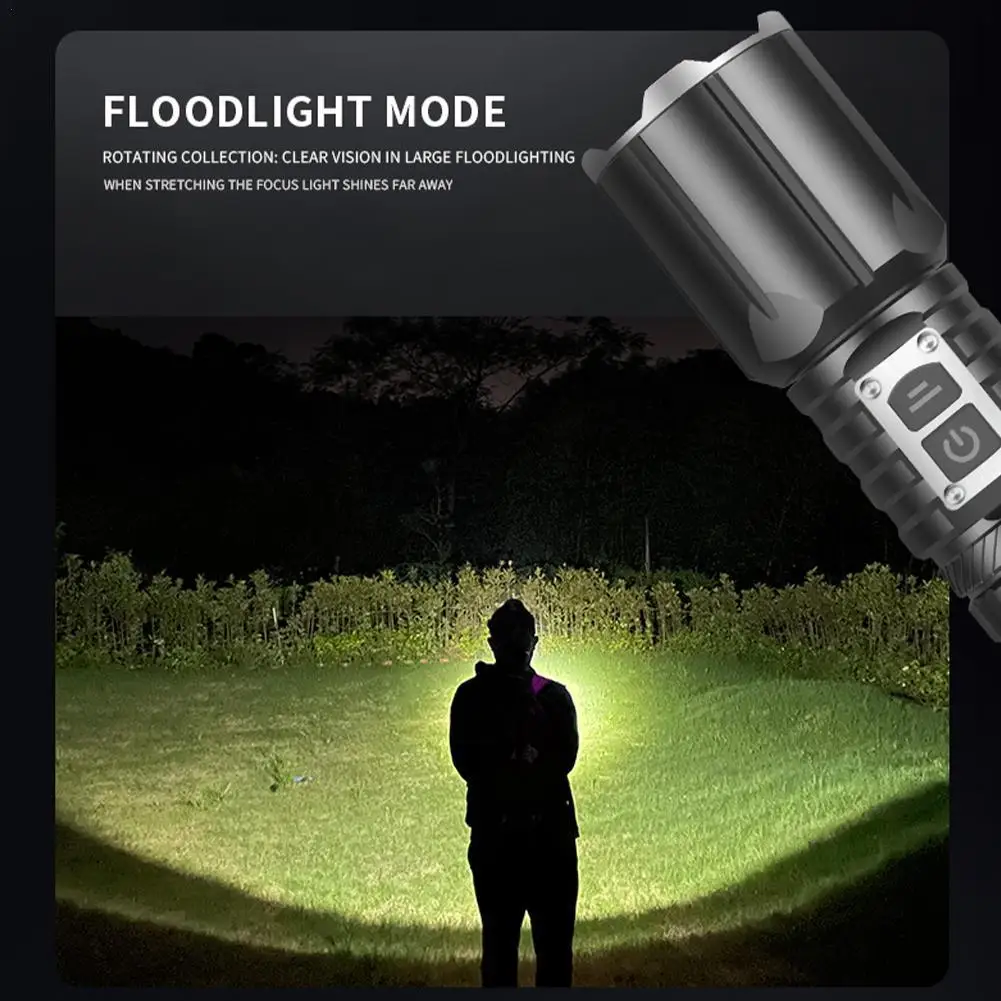 

Lumens XHP160 Powerful Flashlight 3535A XHP70 Rechargeable Flash Light High Power Tactical Torch LED flashlight Lantern