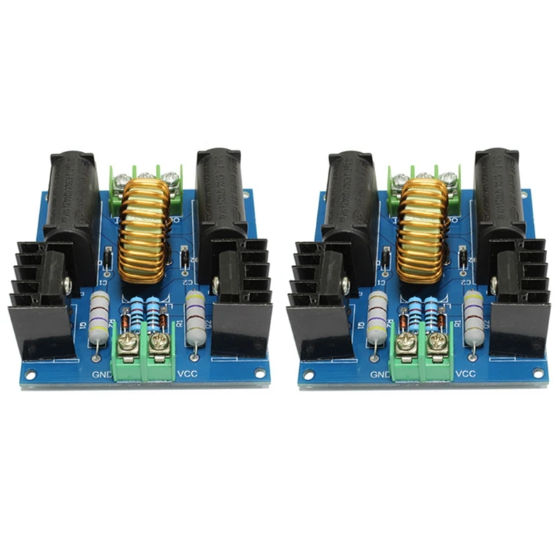 

2X ZVS Tesla Coil Marx Generator DC 12V-30V 20A 1000W High Voltage Power Supply Assembly Board