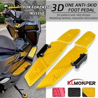 for honda forza 350 125 nss 350 motorcycle footrest footboard step front rear footpad foot pegs cnc aluminum alloy pedal plate