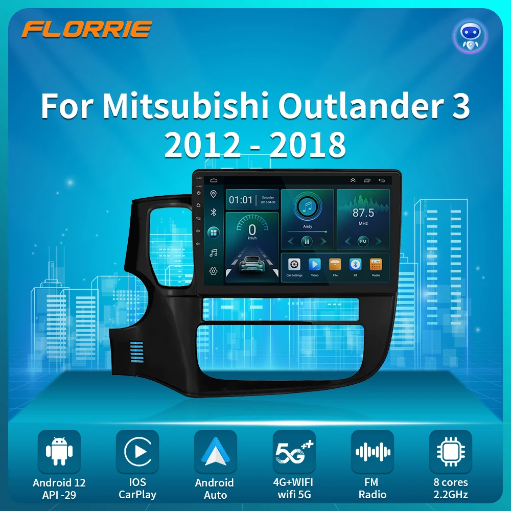 

Android Auto Radio For Mitsubishi Outlander 3 GF0W GG0W 2012-2018 4G Carplay Car Multimedia 2din autoradio Navigation Head Unit