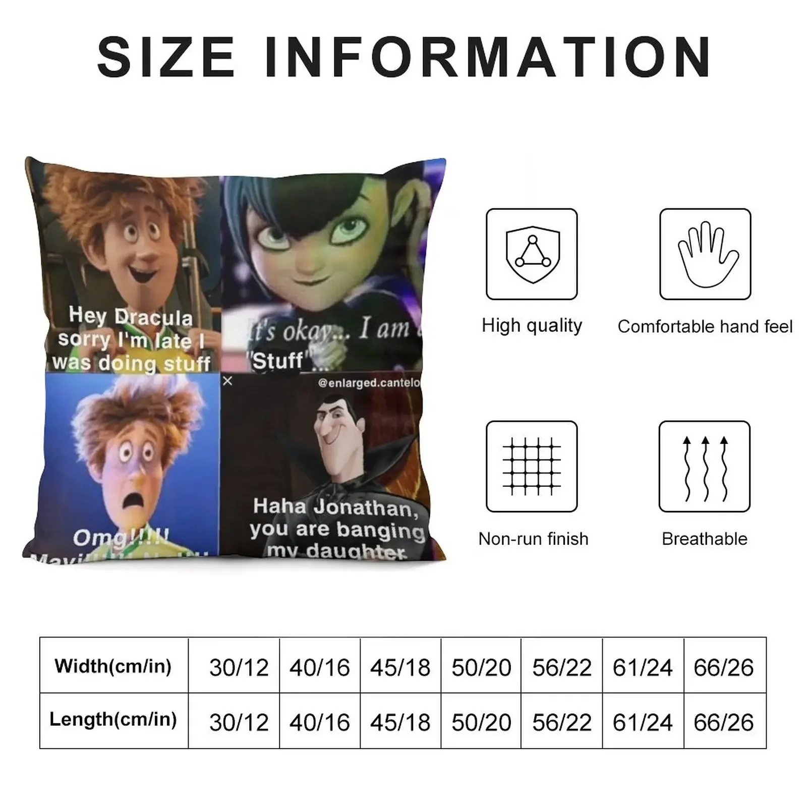 Ха-ха Джонатан ты сбелива моей дочери подушка с комиксами мраморный чехол для