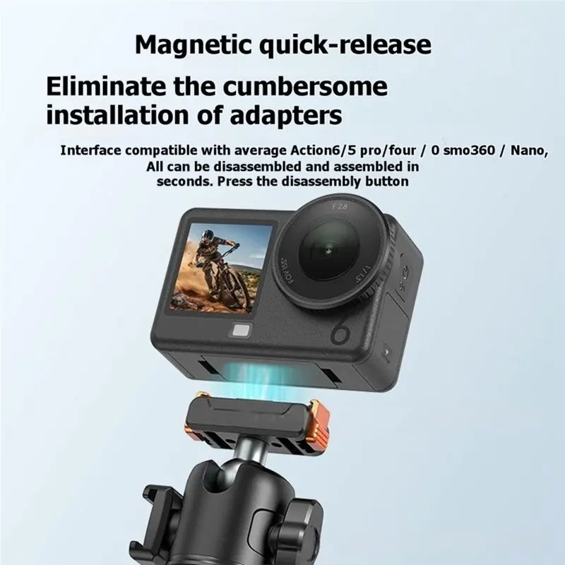 Фото Мини-штатив L62A TP39 для DJI Action 6/5 Pro/4/3 №4