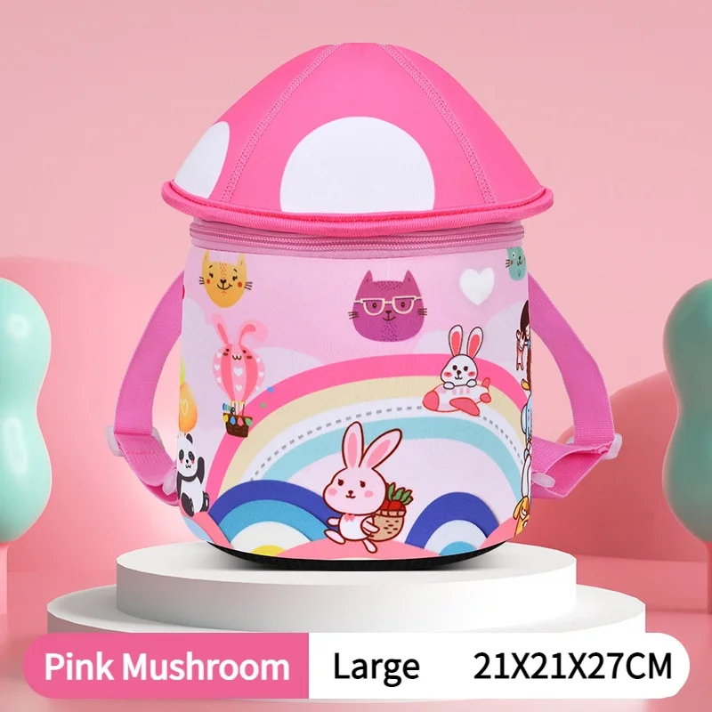 Popular Girl Cute Mushroom Rabbit Boy Space Rocket Cartoon Backpacks New Children Dinosaur Preschool Small Bags In Kindergarten