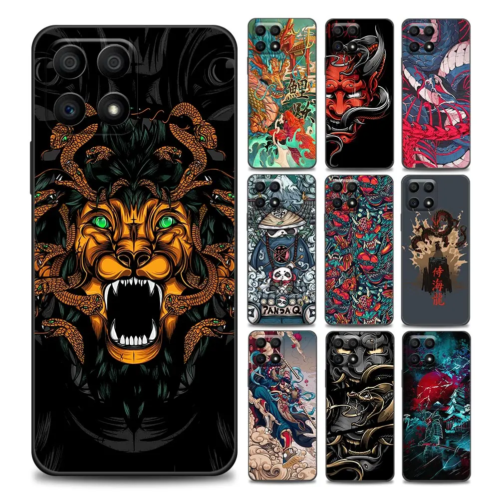 

Tokyo Japanese Art Samurai Honor Case for 8X 9S 9A 9C 9X Pro Lite Play 9A 50 10 20 30 Pro 30i 20S(6.15) Soft Silicone
