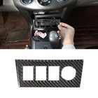 Для Toyota Rav4 RAV 4 2006 2007 2008 2009 2010 2011 2012 панель автомобильного прикуривателя из углеродного волокна кнопка переключения крышка внутренняя отделка