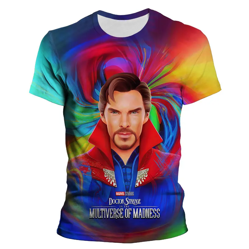 Футболка Мужская/женская с коротким рукавом и 3D-принтом Доктор странн |