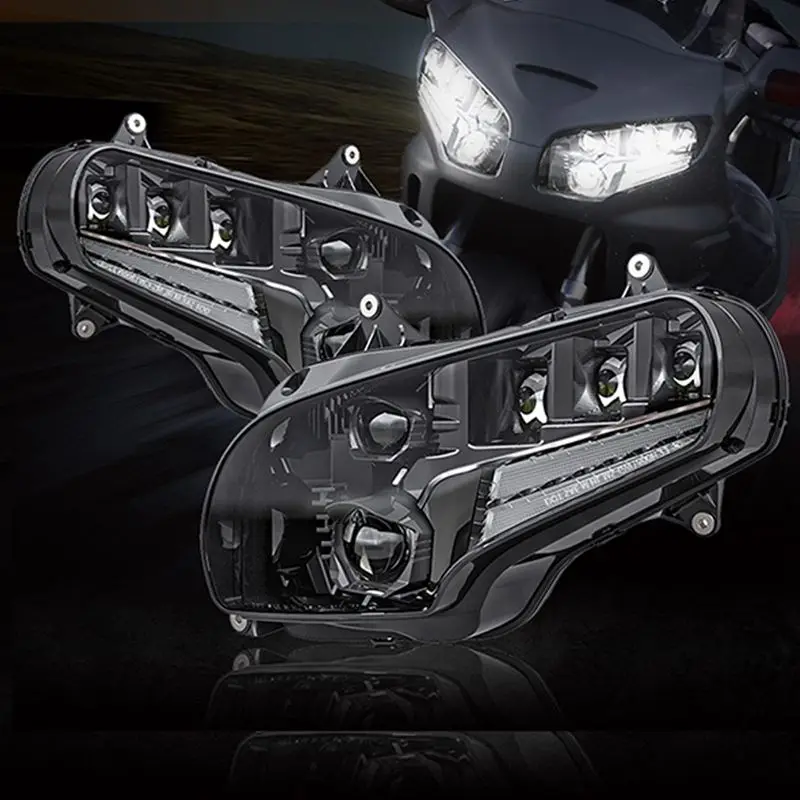 Мотоциклетные фары для Honda Gold Wing GL1800 2001-2007 Goldwing передние дальнего света