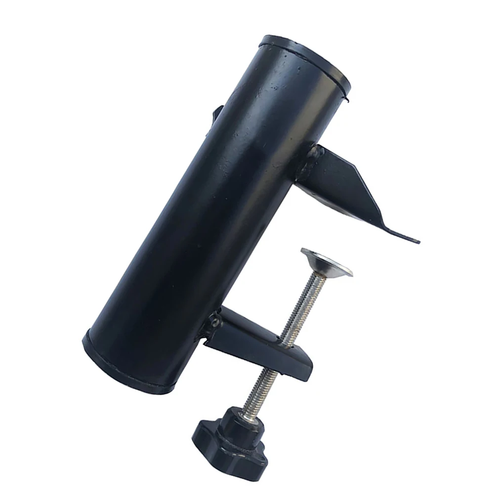 

Patio Parasol Holder Flexible Duty Wear-resistant Umbrella Holder Deck Fixed Clip for Outdoor Balcony Household