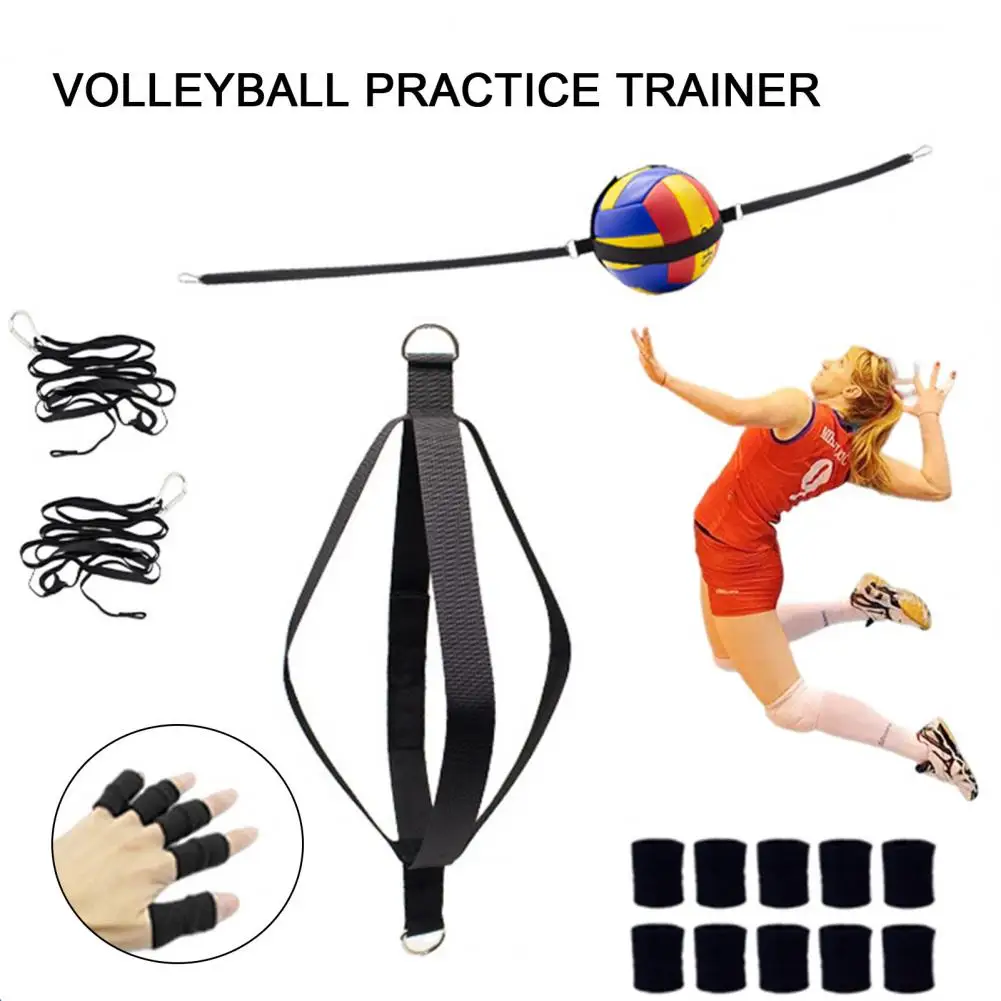 

1 Set Volleyball Practice Trainer Adjustable Professional Fasten Tape Volleyball Spike Training Equipment Aid Set Sports Supply