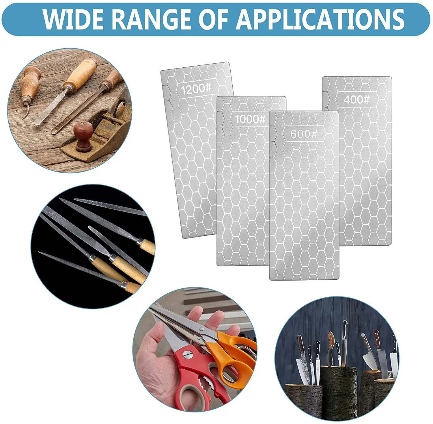 

Diamond knife sharpener sharpening stone Grindstone Whetstone kitchen tools