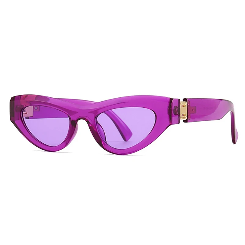 

Очки солнцезащитные женские «кошачий глаз», винтажные пикантные модные солнечные очки кошачий глаз в маленькой оправе, с защитой UV400