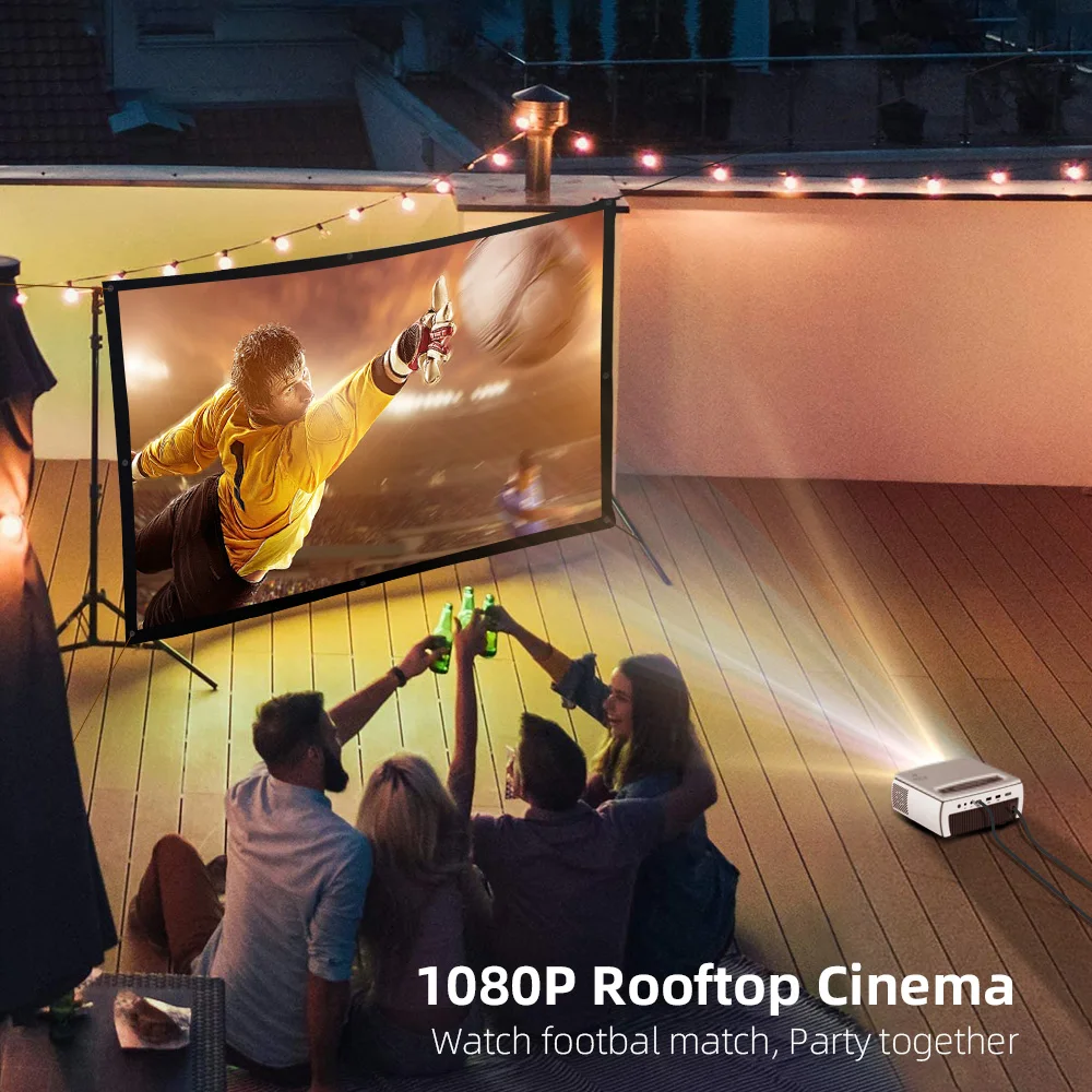 Проектор BYINTEK K18 светодиодный для домашнего кинотеатра Full HD 1080P 1920x1080 |