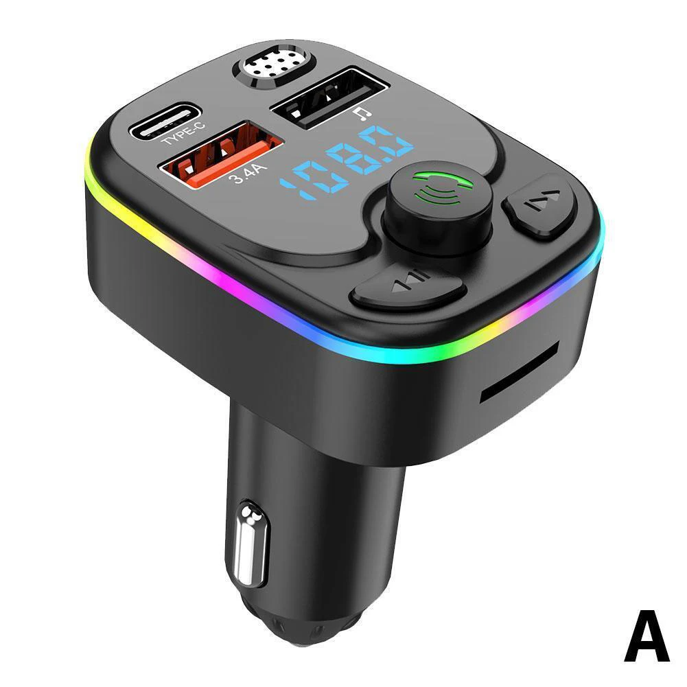 

Bluetoothcompatible Car QC3 0 PD Charger Clear Calls Lossless Audio Support Dual USB Interface Compact Design
