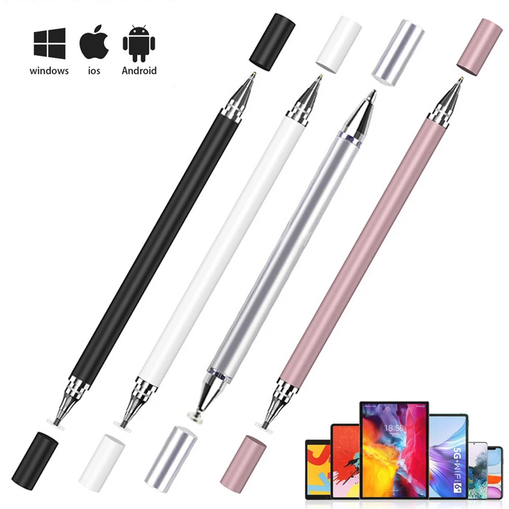 

Universal 2 in 1 Stylus Pen Drawing Tablet Capacitive Screen Caneta Touch Pen for iOS Android iPad Smart Pencil Accessories