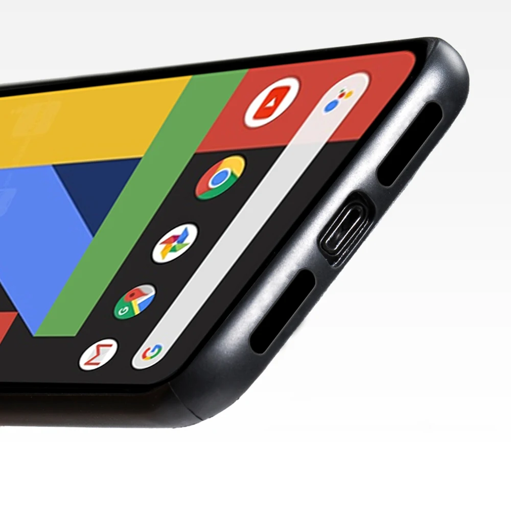 Цельный чехол для Google Pixel 4a 5 4 XL 3 5a 6 Pro мягкий черный телефона защитный объектива