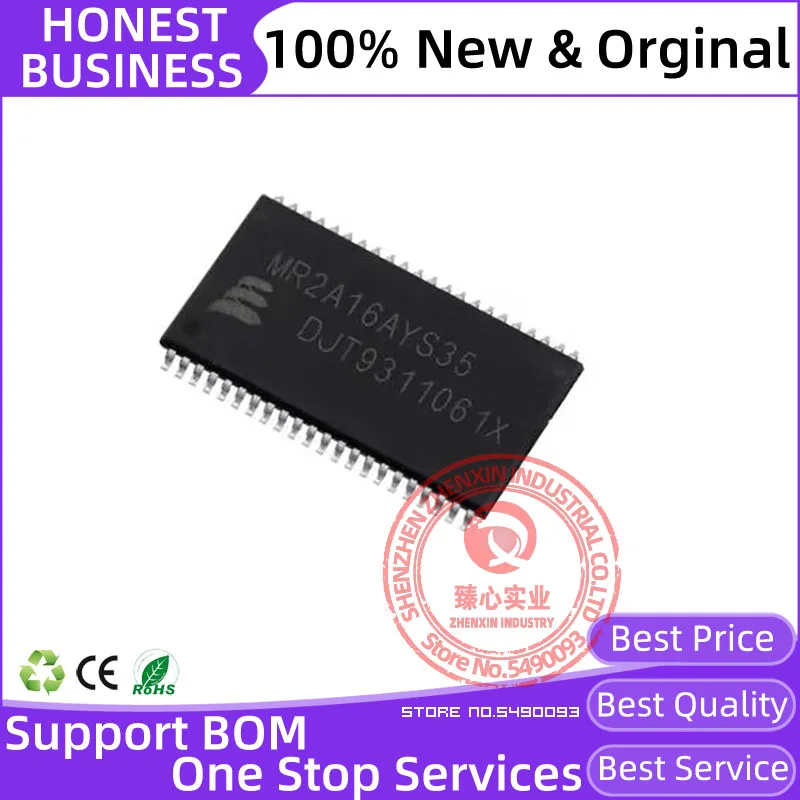 

MR2A16AYS35 SOP44 MR2A16AYS35R MRAM 4Mb 3.3V 35ns 256Kx16 Prallel MRAMMemory & Data Storage