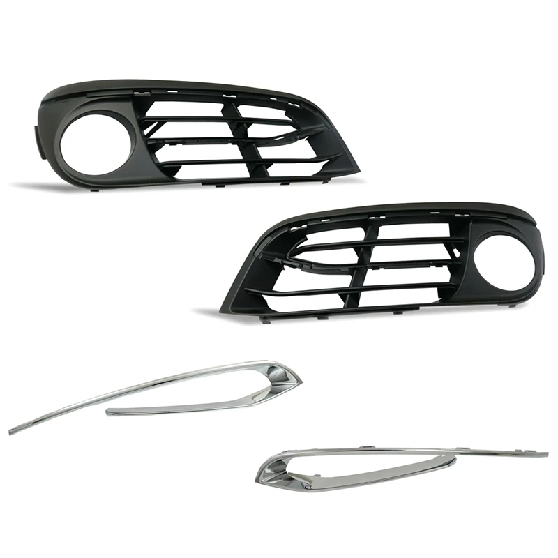 

Fog Light Trims Driving Lamp Cover Grille 51117331731 51117331732 for BMW- F10 F18 528I 535I 550I 2014 2015 2016